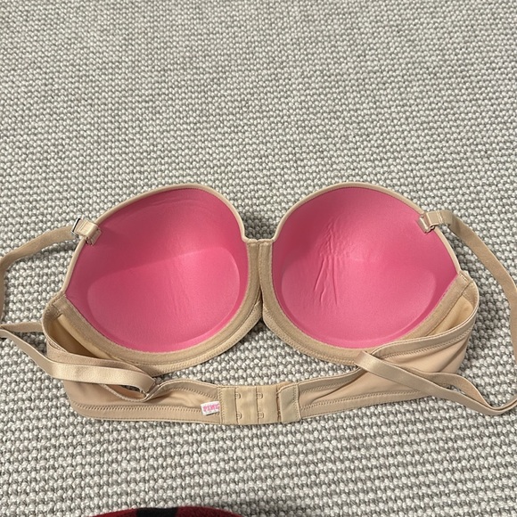 Pink nude push-up bra - Picture 3 of 3
